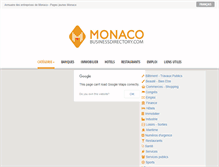 Tablet Screenshot of monacobusinessdirectory.com